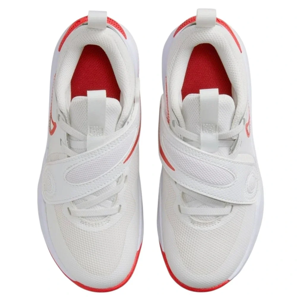 NIKE TEAM HUSTLE D 11 PRESCHOOL SIZE 13C‎ NEW COLOR WHITE RED